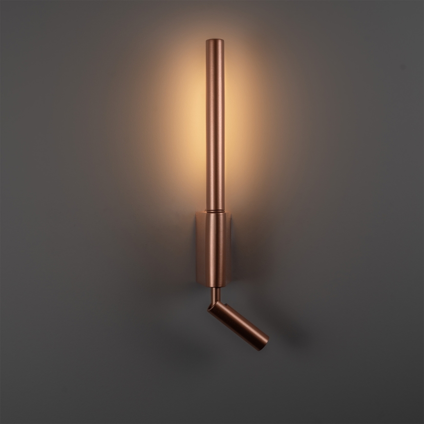 BRILAGI - VIXON LED-seinäspotti LED/3W/230V + LED/5W pronssi CRI 90