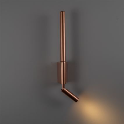 BRILAGI - VIXON LED-seinäspotti LED/3W/230V + LED/5W pronssi CRI 90