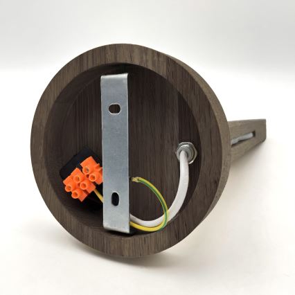 Brilagi - LED Seinävalaisin ANTHONY 1xE14/40W/230V tammi-pähkinä/musta