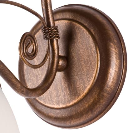 Brilagi - LED-seinävalaisin ANTICO 1xE27/60W/230V pronssi patina