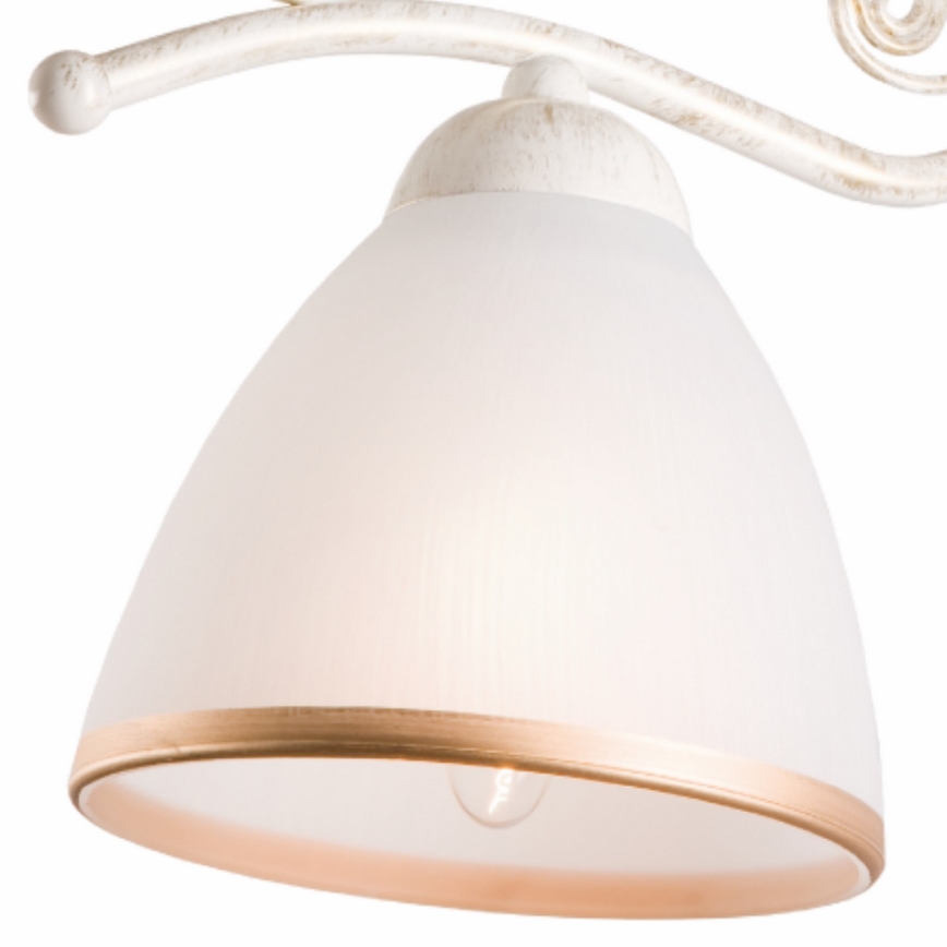 Brilagi - LED-seinävalaisin ANTICO 1xE27/60W/230V valkoinen patina