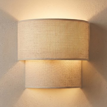 Brilagi - LED-seinävalaisin BOHO ECO 1xE27/10W/230V kerma