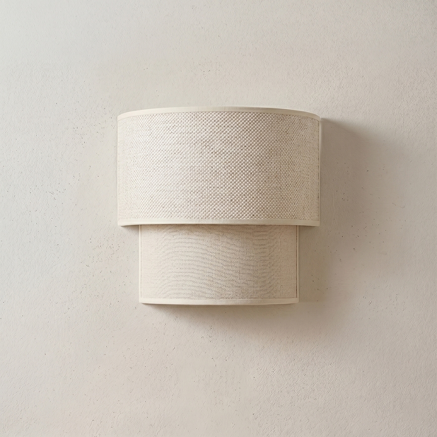 Brilagi - LED-seinävalaisin BOHO ECO 1xE27/10W/230V kerma