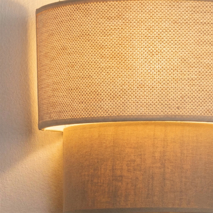 Brilagi - LED-seinävalaisin BOHO ECO 1xE27/10W/230V kerma