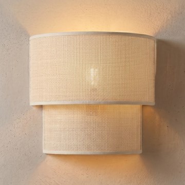 Brilagi - LED-seinävalaisin BOHO ECO 1xE27/10W/230V kermanvärinen