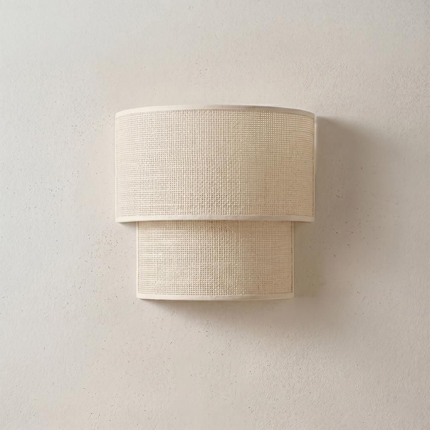 Brilagi - LED-seinävalaisin BOHO ECO 1xE27/10W/230V kermanvärinen