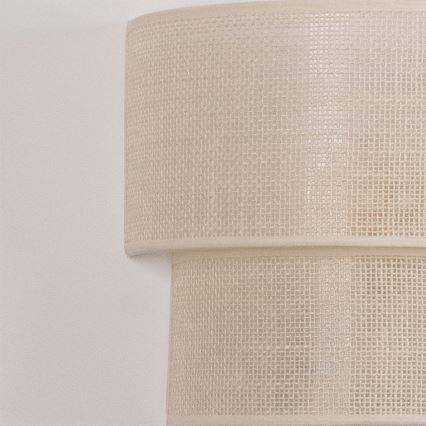 Brilagi - LED-seinävalaisin BOHO ECO 1xE27/10W/230V kermanvärinen