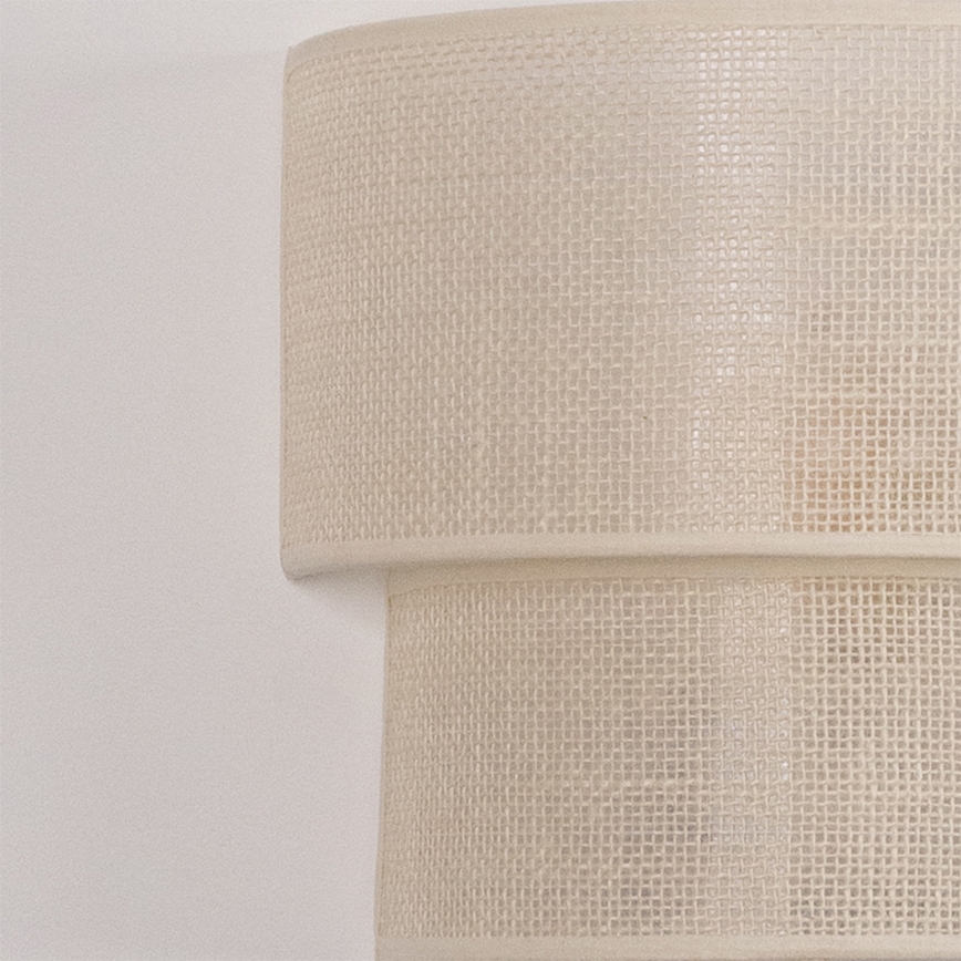 Brilagi - LED-seinävalaisin BOHO ECO 1xE27/10W/230V kermanvärinen