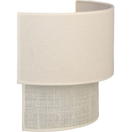 Brilagi - LED-seinävalaisin BOHO ECO 1xE27/10W/230V kermanvärinen