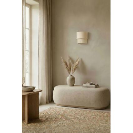 Brilagi - LED-seinävalaisin BOHO ECO 1xE27/10W/230V kermanvärinen