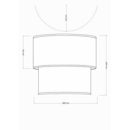 Brilagi - LED-seinävalaisin BOHO ECO 1xE27/10W/230V kermanvärinen
