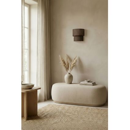 Brilagi - LED-seinävalaisin BOHO ECO 1xE27/10W/230V ruskea