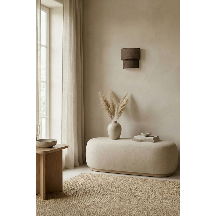 Brilagi - LED-seinävalaisin BOHO ECO 1xE27/10W/230V ruskea