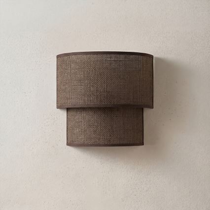 Brilagi - LED-seinävalaisin BOHO ECO 1xE27/10W/230V ruskea