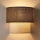 Brilagi - LED-seinävalaisin BOHO ECO 1xE27/10W/230V ruskea/kerma