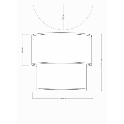 Brilagi - LED-seinävalaisin BOHO ECO 1xE27/10W/230V ruskea/kerma