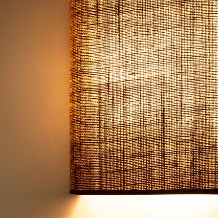 Brilagi - LED-seinävalaisin BOHO STYLE 1xE27/15W/230V ruskea