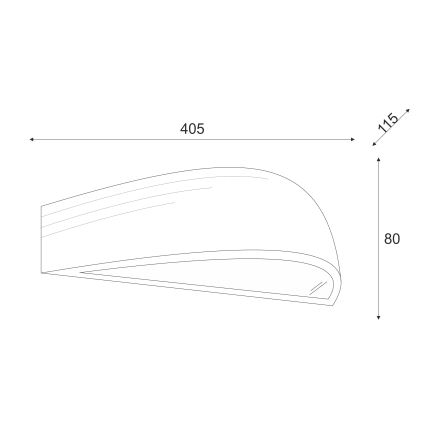 Brilagi - LED-seinävalaisin CARVALHO 1xE27/60W/230V tammi