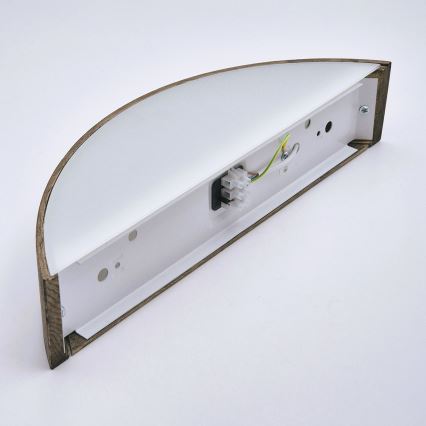 Brilagi - LED-seinävalaisin CARVALHO 1xE27/60W/230V tammi-pähkinä