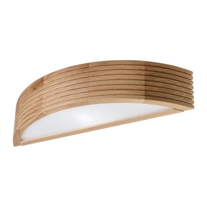 Brilagi - LED-seinävalaisin CARVALHO MODERN 1xE27/60W/230V tammi