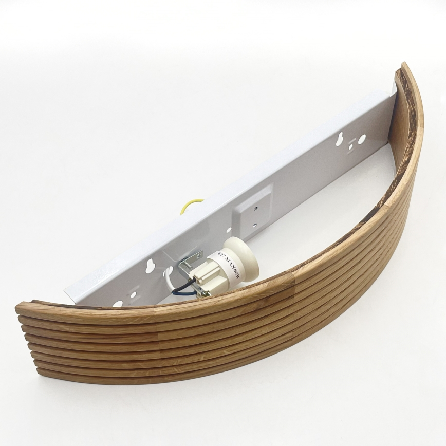 Brilagi - LED-seinävalaisin CARVALHO MODERN 1xE27/60W/230V tammi