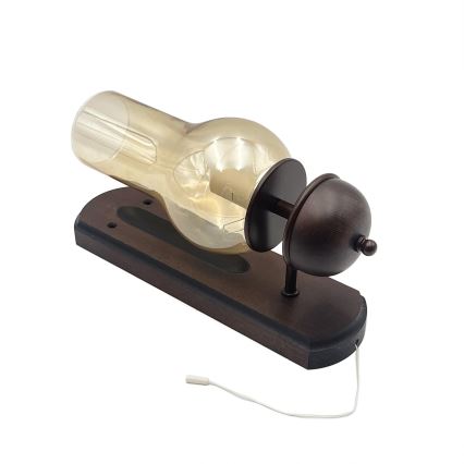 Brilagi - LED Seinävalaisin COTTAGE 1xE14/40W/230V pyökki/ruskea