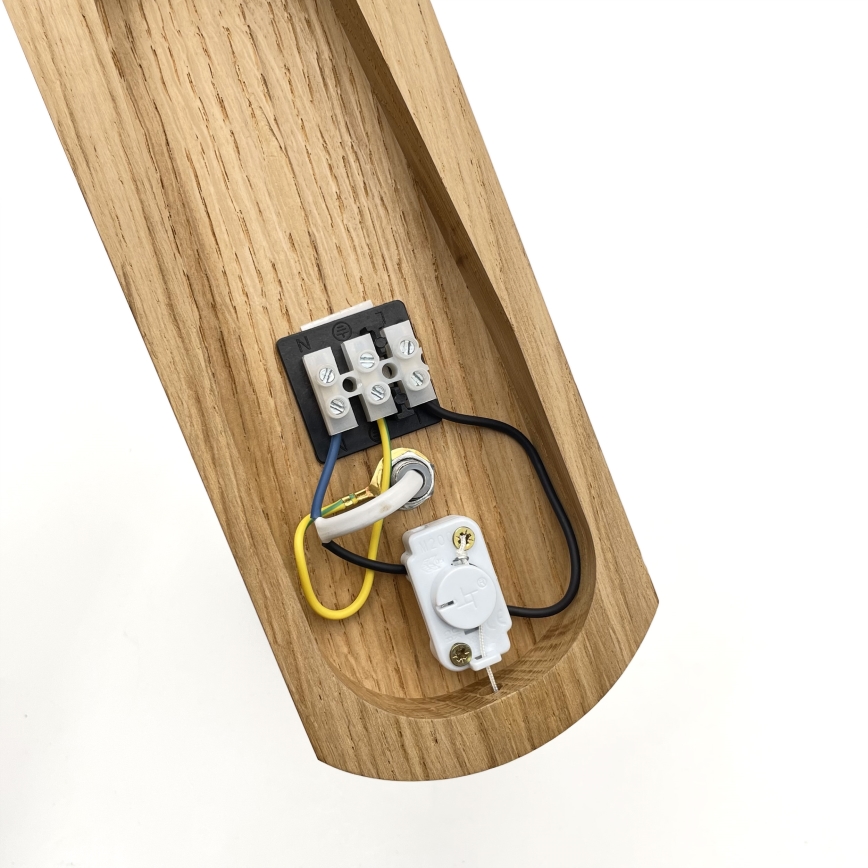 Brilagi - LED Seinävalaisin COTTAGE 1xE14/40W/230V tammi/ruskea