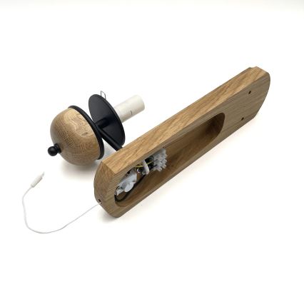 Brilagi - LED Seinävalaisin COTTAGE 1xE14/40W/230V tammi/valkoinen