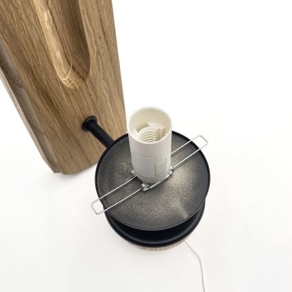 Brilagi - LED Seinävalaisin COTTAGE 1xE14/40W/230V tammi/valkoinen