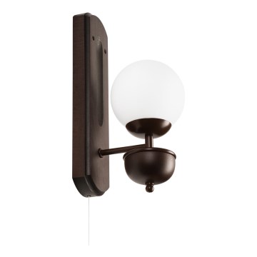 Brilagi - LED Seinävalaisin COTTAGE 1xG9/40W/230V pyökki/valkoinen