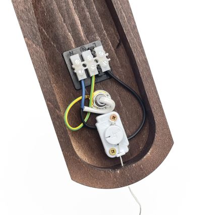 Brilagi - LED Seinävalaisin COTTAGE 1xG9/40W/230V pyökki/valkoinen