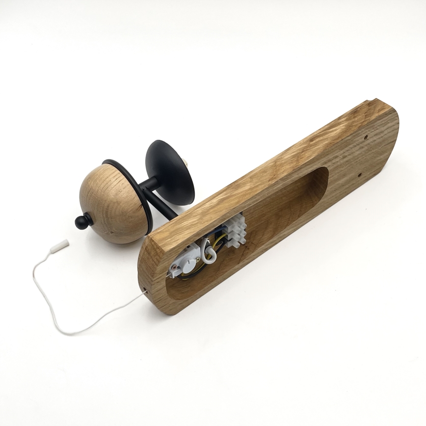 Brilagi - LED Seinävalaisin COTTAGE 1xG9/40W/230V tammi/valkoinen