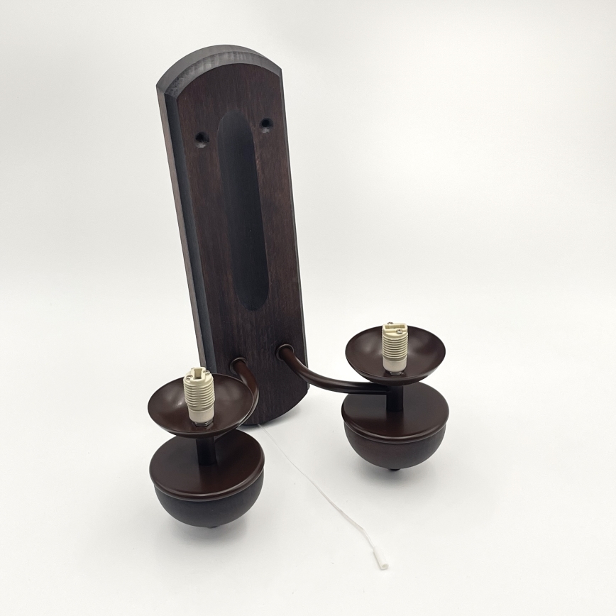 Brilagi - LED Seinävalaisin COTTAGE 2xG9/40W/230V pyökki/valkoinen