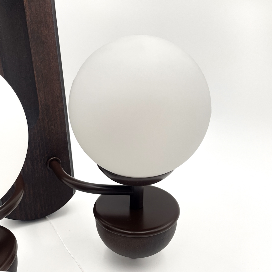 Brilagi - LED Seinävalaisin COTTAGE 2xG9/40W/230V pyökki/valkoinen