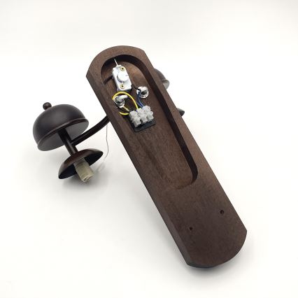 Brilagi - LED Seinävalaisin COTTAGE 2xG9/40W/230V pyökki/valkoinen