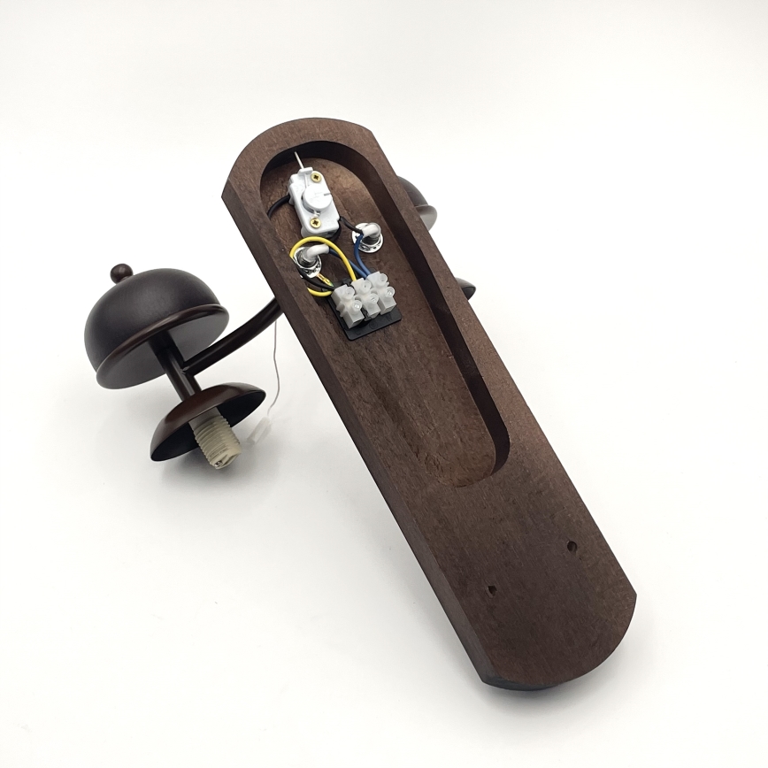 Brilagi - LED Seinävalaisin COTTAGE 2xG9/40W/230V pyökki/valkoinen