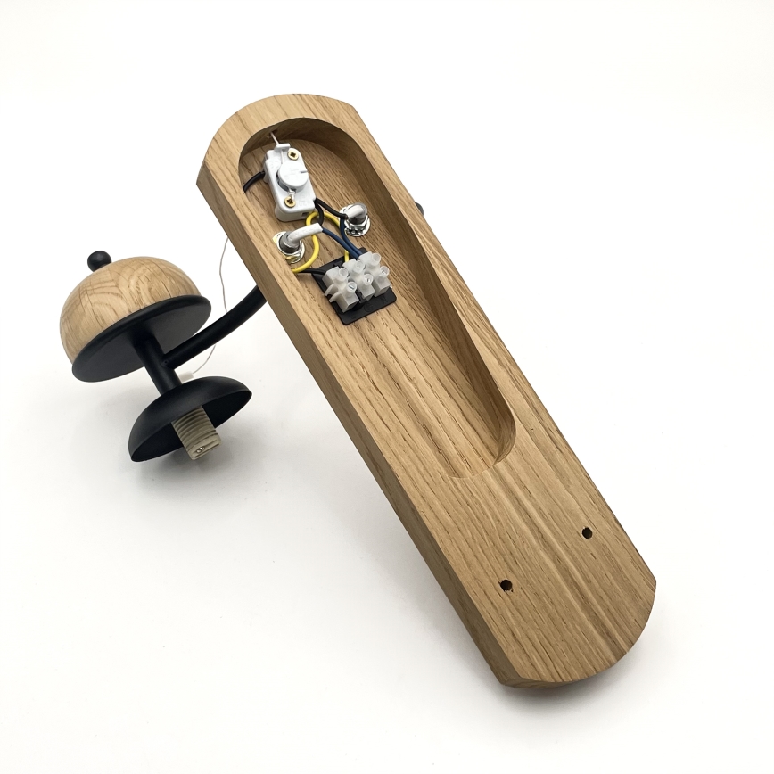 Brilagi - LED Seinävalaisin COTTAGE 2xG9/40W/230V tammi/valkoinen