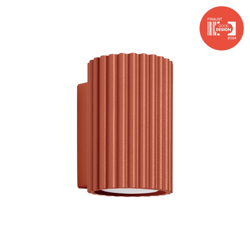 Brilagi - LED-seinävalaisin CRESTO 1 x GU10 / 10 W / 230 V, 10 cm, punainen