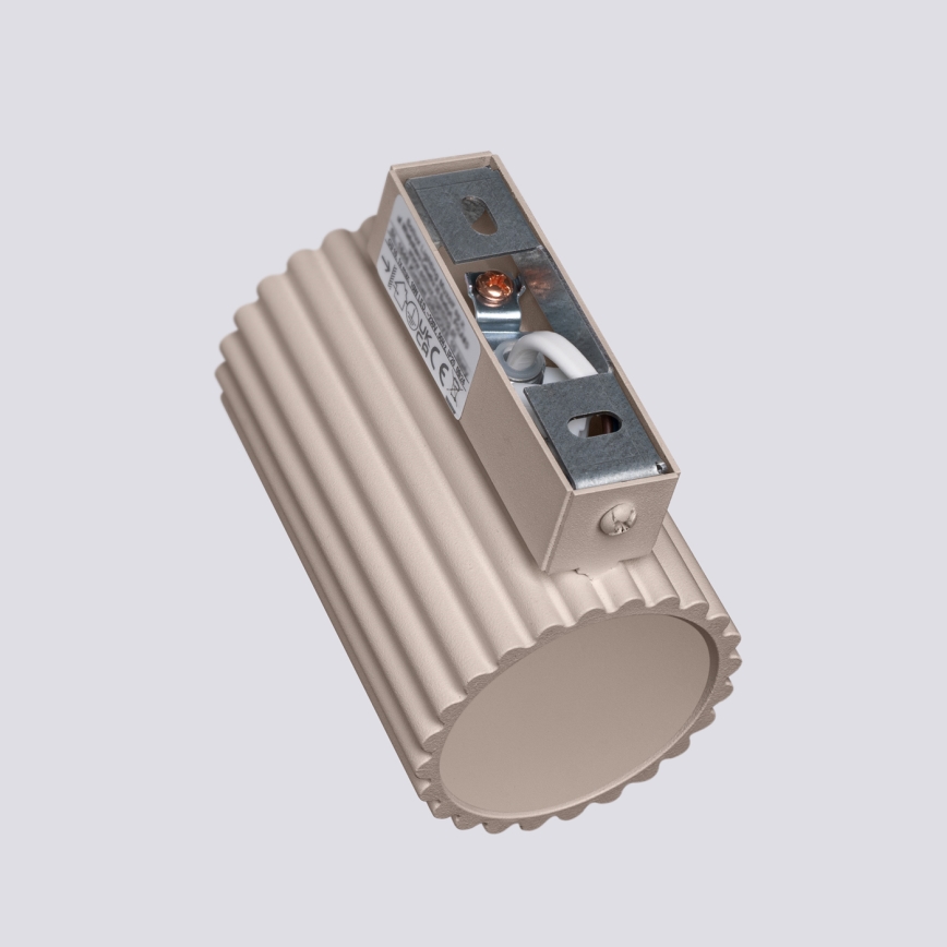 Brilagi - LED-seinävalaisin CRESTO 1xGU10/10W/230V 10 cm taupe