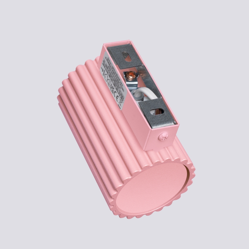 Brilagi - LED-seinävalaisin CRESTO 1xGU10/10W/230V 10 cm vaaleanpunainen