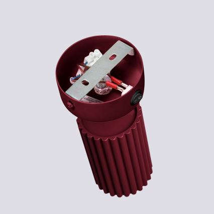 Brilagi - LED-seinävalaisin CRESTO 1xGU10/10W/230V burgundinpunainen