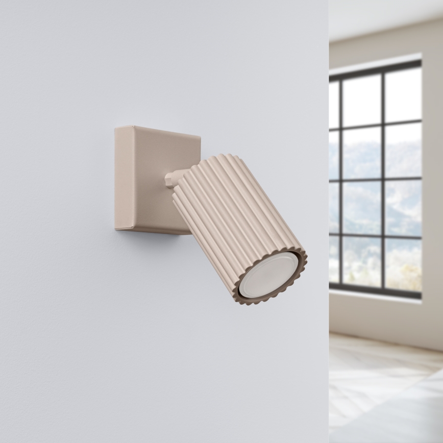 Brilagi - LED-seinävalaisin CRESTO 1xGU10/10W/230V taupe