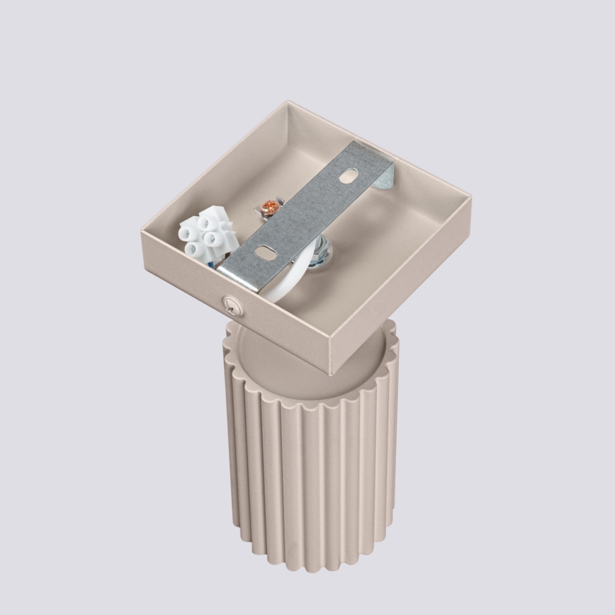 Brilagi - LED-seinävalaisin CRESTO 1xGU10/10W/230V taupe