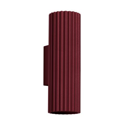Brilagi - LED-seinävalaisin CRESTO 2xGU10/10W/230V 20 cm burgundinpunainen