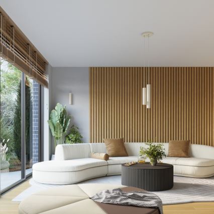 Brilagi - LED-seinävalaisin CRESTO 2xGU10/10W/230V 20 cm kermanvärinen