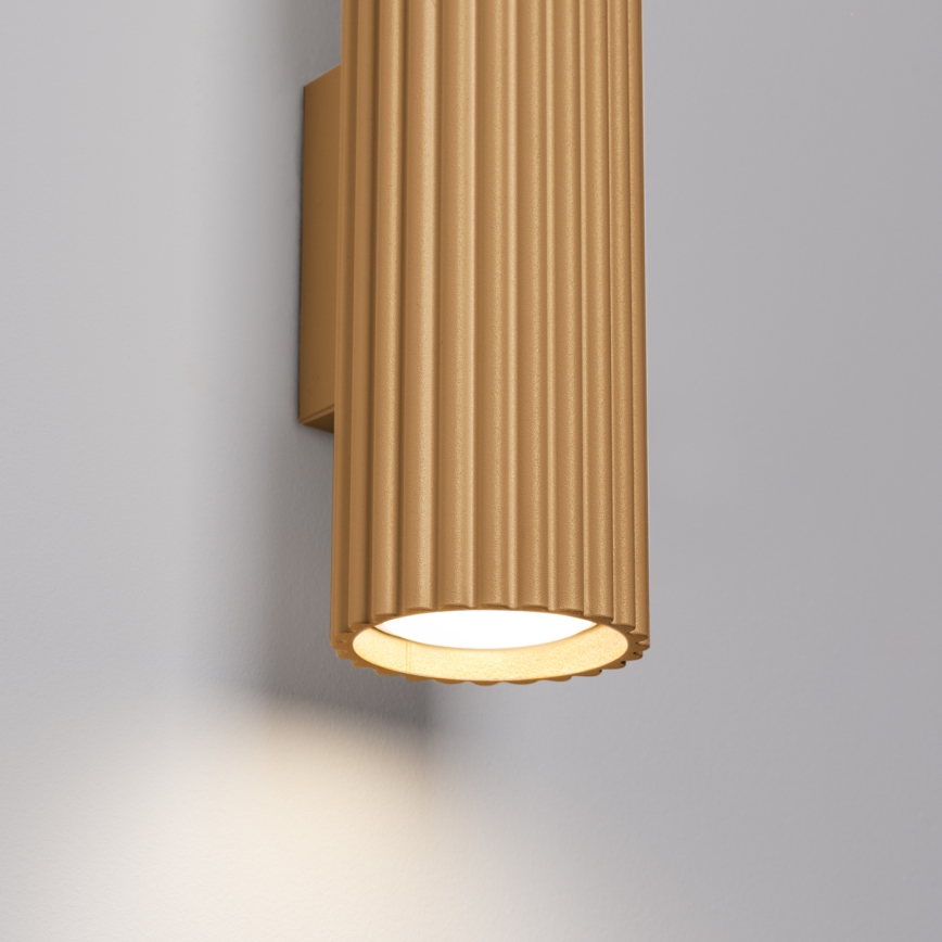 Brilagi - LED-seinävalaisin CRESTO 2xGU10/10W/230V 20 cm kultainen