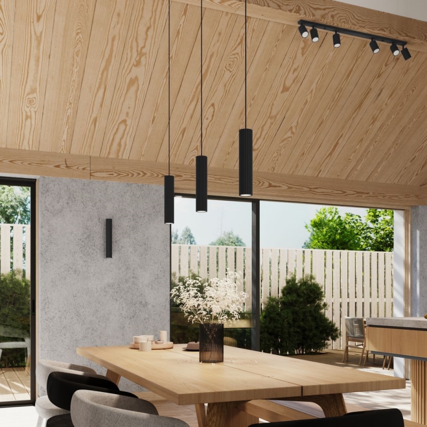 Brilagi - LED-seinävalaisin CRESTO 2xGU10/10W/230V 20 cm musta