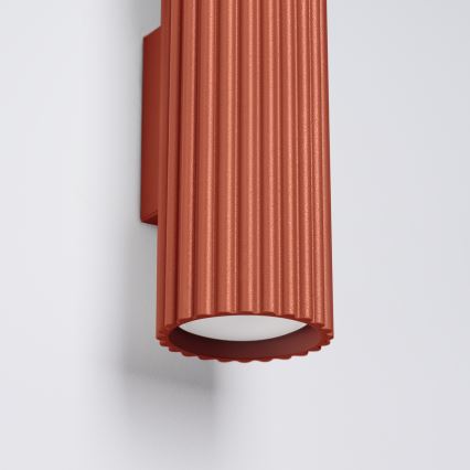 Brilagi - LED-seinävalaisin CRESTO 2xGU10/10W/230V 20 cm punainen