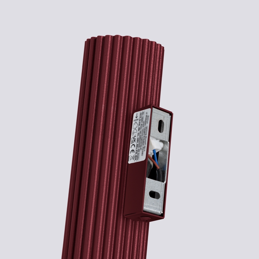 Brilagi - LED-seinävalaisin CRESTO 2xGU10/10W/230V 30 cm burgundinpunainen