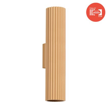 Brilagi - LED-seinävalaisin CRESTO 2xGU10/10W/230V 30 cm kultainen